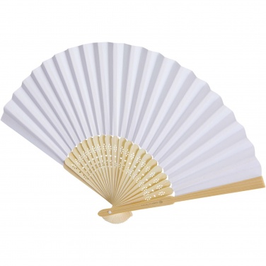 Logo trade business gifts image of: Carmen hand fan