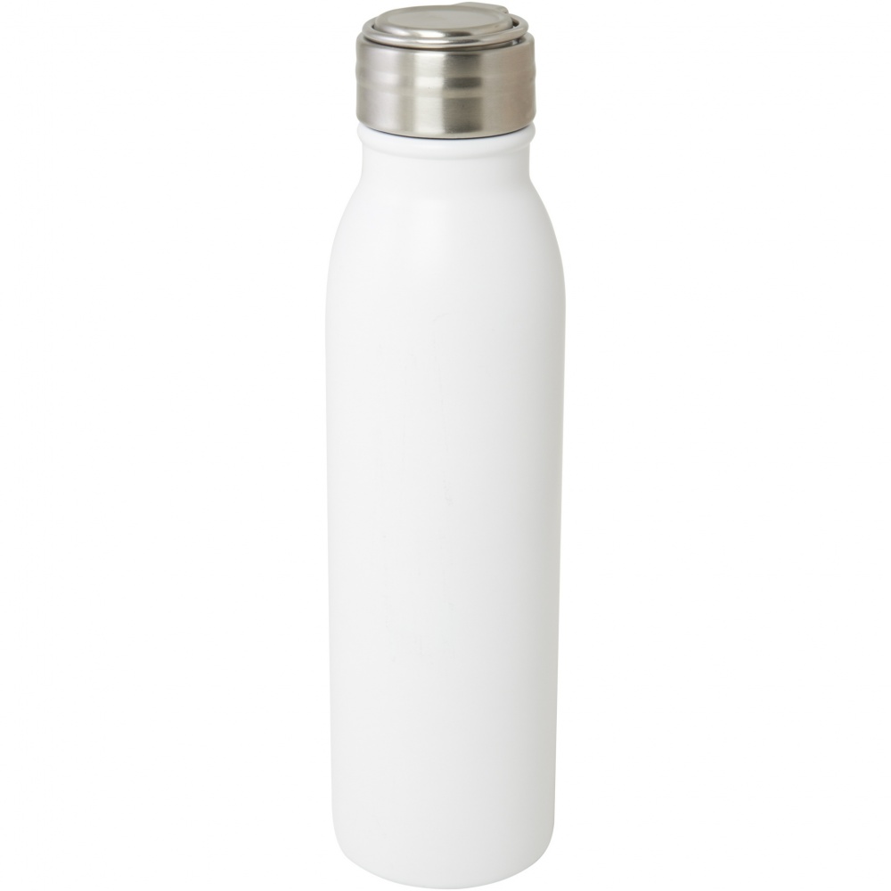 Logotrade promotional giveaways photo of: Harper 700 ml RCS certified stainless steel water bottle with metal loop