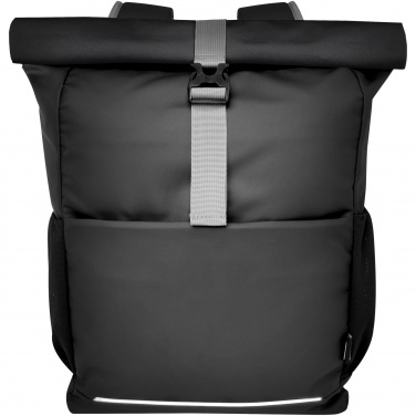 Logotrade corporate gifts photo of: Aqua 15" GRS recycled water resistant roll-top bike bag 20L