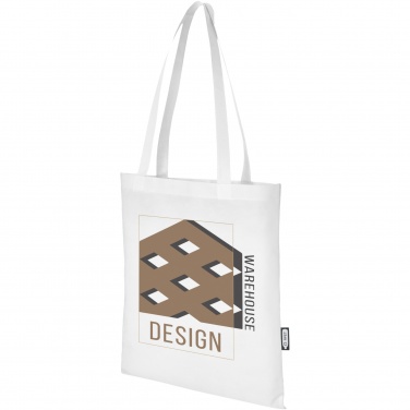 Logo trade promotional giveaways picture of: Zeus GRS recycled non-woven convention tote bag 6L