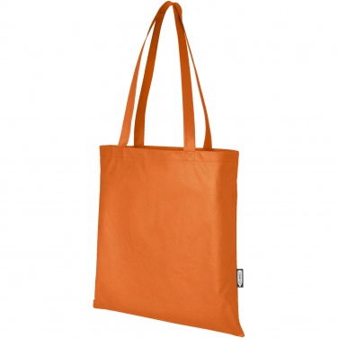 Logotrade advertising product image of: Zeus GRS recycled non-woven convention tote bag 6L