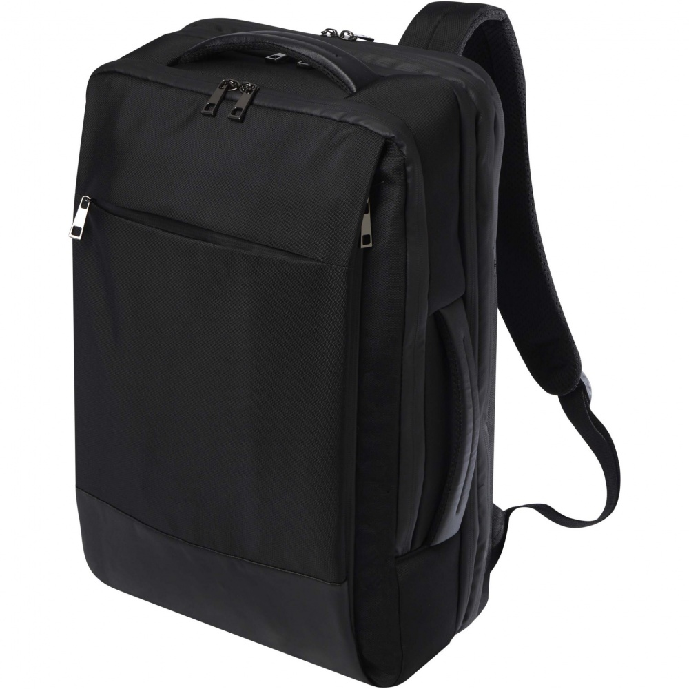 Logotrade promotional product picture of: Expedition Pro 17" GRS recycled expandable laptop backpack 35L