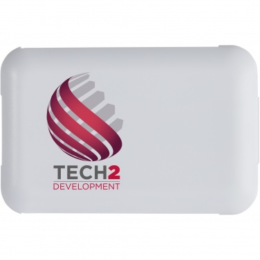 Logo trade business gifts image of: Savvy recycled plastic modular charging cable with phone holder