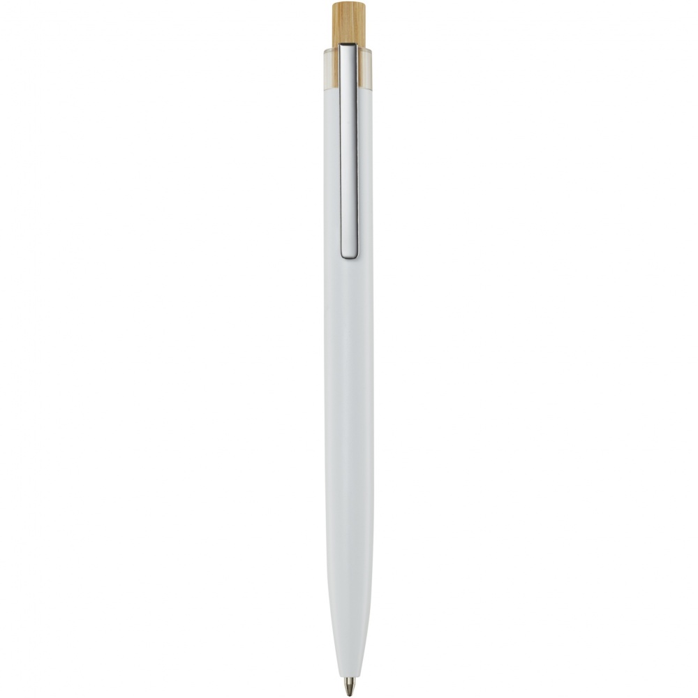 Logotrade promotional product picture of: Nooshin recycled aluminium ballpoint pen  (blue ink)