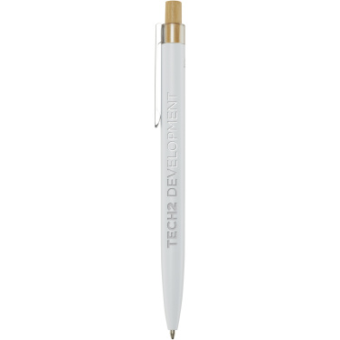 Logo trade business gift photo of: Nooshin recycled aluminium ballpoint pen (black ink)