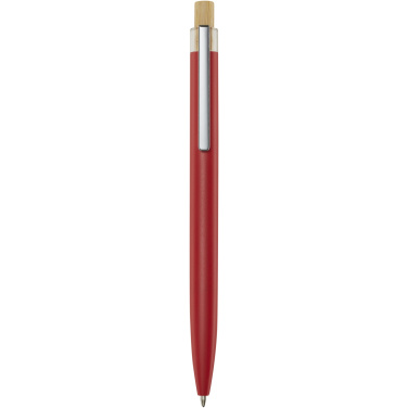 Logo trade promotional products picture of: Nooshin recycled aluminium ballpoint pen (black ink)