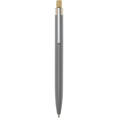 Logo trade corporate gifts image of: Nooshin recycled aluminium ballpoint pen (black ink)