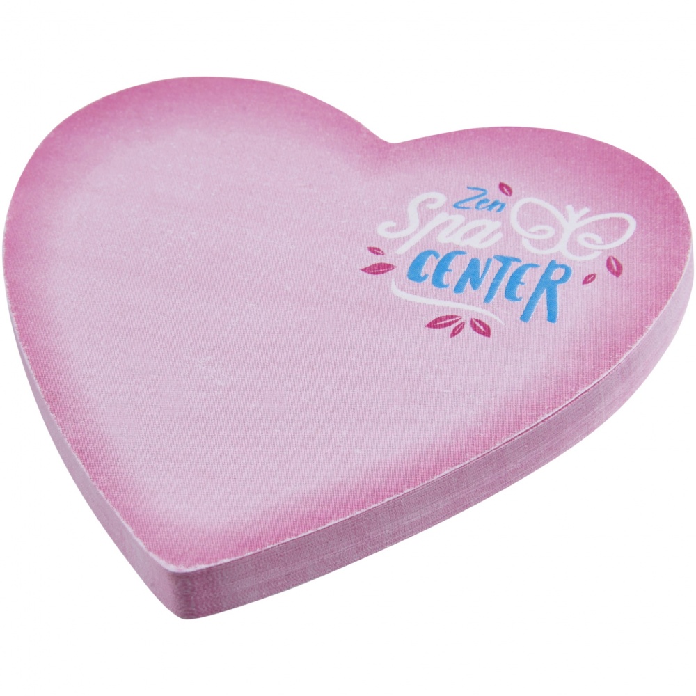 Logotrade advertising product picture of: Sticky-Mate® heart-shaped recycled sticky notes