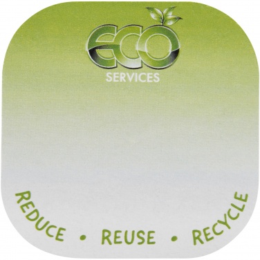 Logo trade advertising product photo of: Sticky-Mate® square-shaped recycled sticky notes with rounded corners