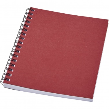 Logo trade advertising products picture of: Desk-Mate® A6 colour spiral notebook