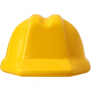 Logo trade business gifts image of: Kolt hard hat-shaped recycled keychain