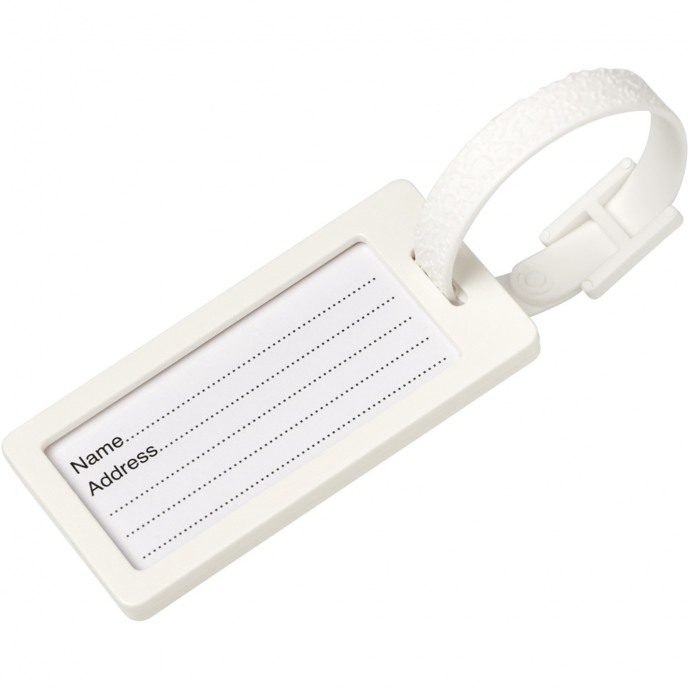 Logo trade advertising products image of: River recycled window luggage tag