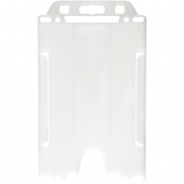 Logo trade promotional merchandise image of: Pierre recycled plastic card holder 