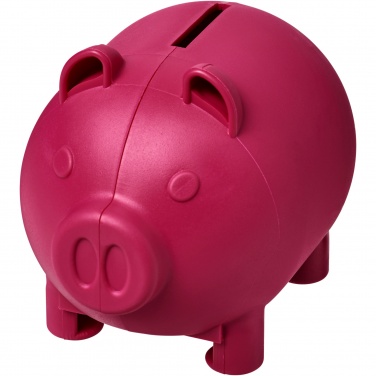Logotrade promotional giveaway picture of: Oink recycled plastic piggy bank