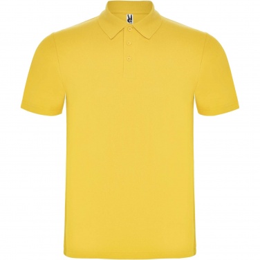Logo trade promotional giveaways picture of: Austral short sleeve unisex polo