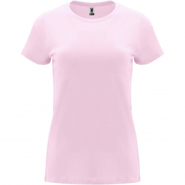 Logo trade corporate gifts image of: Capri short sleeve women's t-shirt