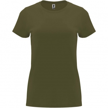 Logo trade corporate gifts image of: Capri short sleeve women's t-shirt