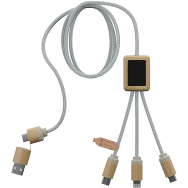Logo trade promotional merchandise image of: SCX.design C49 5-in-1 charging cable