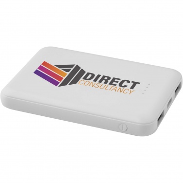 Logo trade promotional merchandise image of: Asama 5000 mAh Type-C recycled plastic power bank