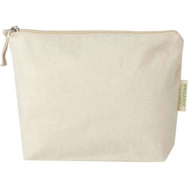 Logo trade promotional giveaway photo of: Orissa 180 g/m² organic toiletry bag 1L