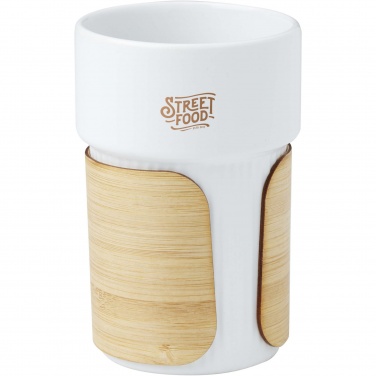 Logo trade advertising products picture of: Tumbler Fika 340 ml with bamboo sleeve