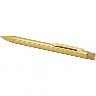 Logotrade corporate gift picture of: Beatriz recycled brass ballpoint pen