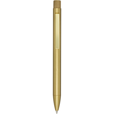Logo trade promotional product photo of: Beatriz recycled brass ballpoint pen