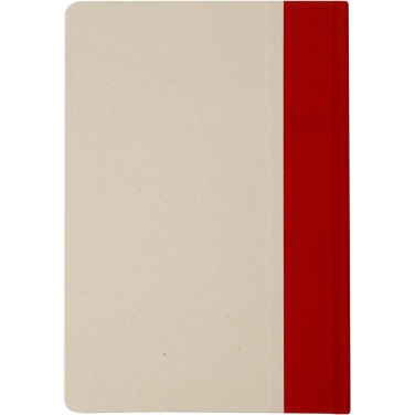 Logo trade promotional items image of: Liliana A5 sugar cane plastic hard cover notebook