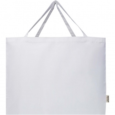 Logo trade corporate gifts image of: Odessa 220 g/m² GRS recycled cotton large tote bag