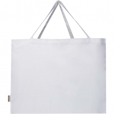 Logo trade advertising products picture of: Odessa 220 g/m² GRS recycled cotton large tote bag