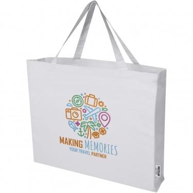 Logo trade advertising products image of: Odessa 220 g/m² GRS recycled cotton large tote bag