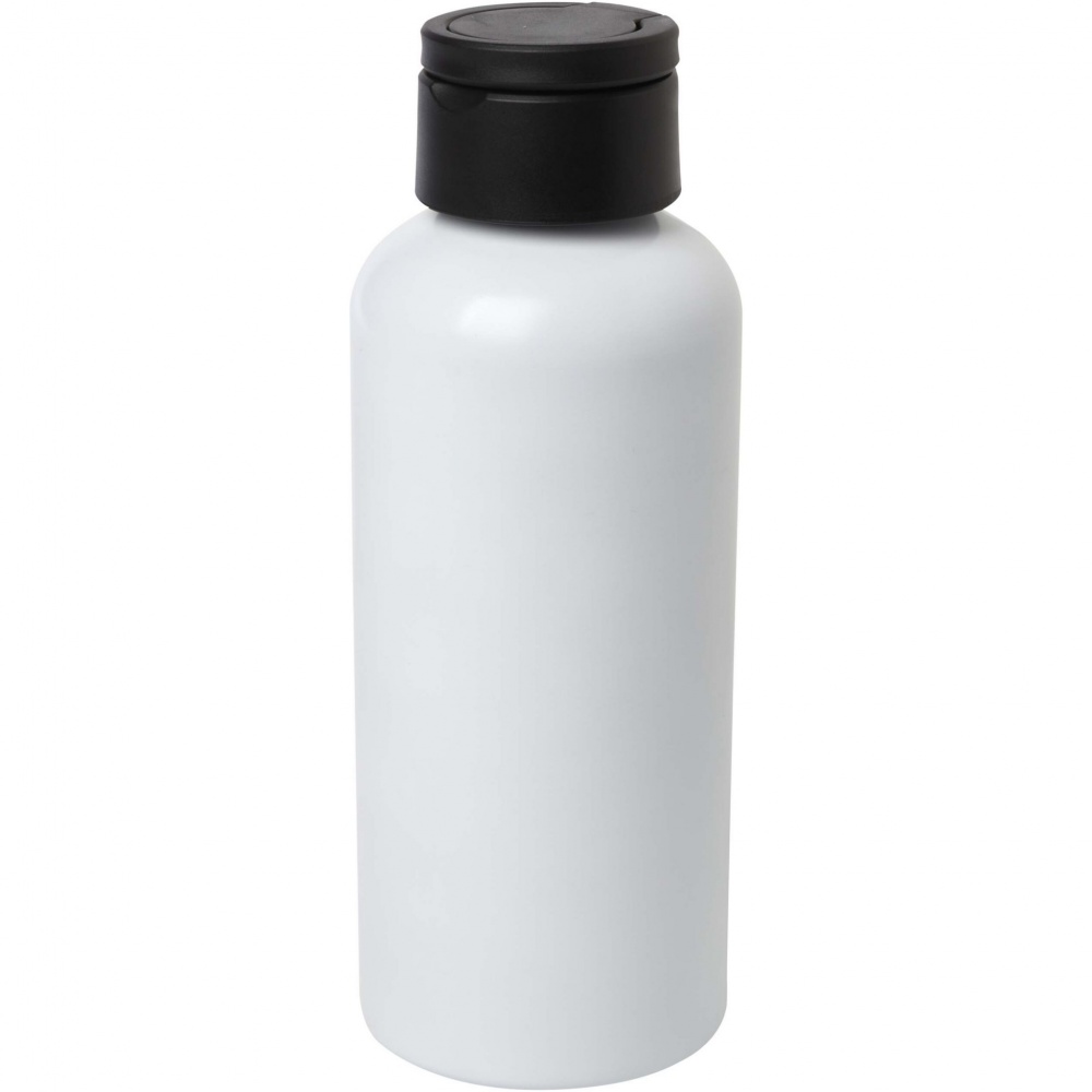 Logo trade promotional product photo of: Trinity 600 ml RCS certified recycled aluminium water bottle with RPET lid