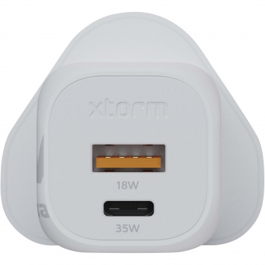 Logotrade advertising product picture of: Xtorm XEC035 GaN² Ultra 35W wall charger - UK plug
