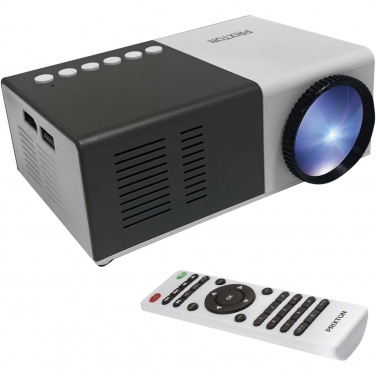 Logo trade promotional gifts image of: Prixton Cinema mini projector