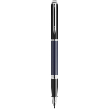 Logotrade promotional merchandise image of: Hemisphere colour blocking fountain pen with palladium trim
