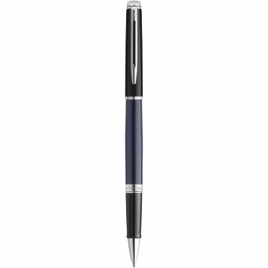 Logo trade corporate gift photo of: Hemisphere colour blocking rollerball pen with palladium trim
