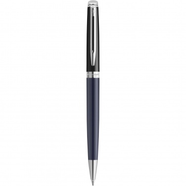 Logo trade corporate gifts image of: Hemisphere colour blocking ballpoint pen with palladium trim