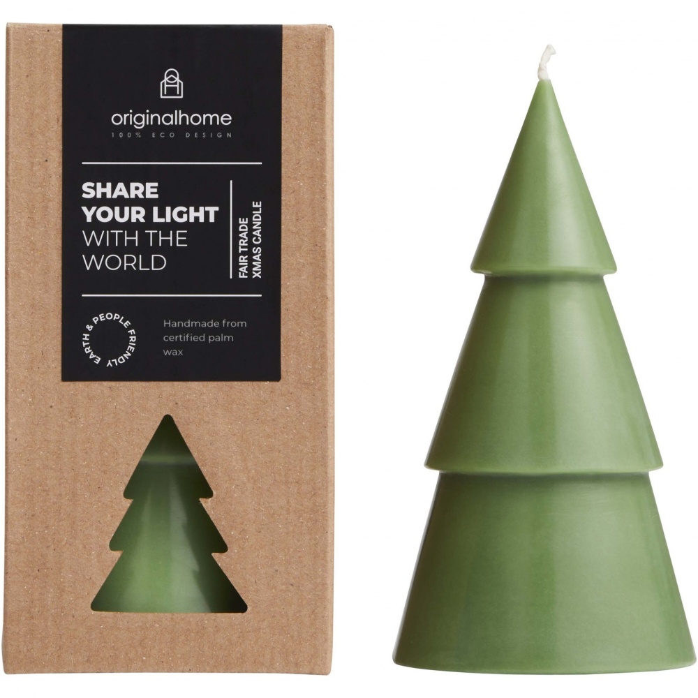 Logo trade promotional items image of: Originalhome Xmas tree candle - L