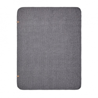 Logo trade corporate gifts picture of: VINGA Bilton recycled blanket