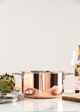 Logotrade promotional gift image of: VINGA Baron copper saucepan