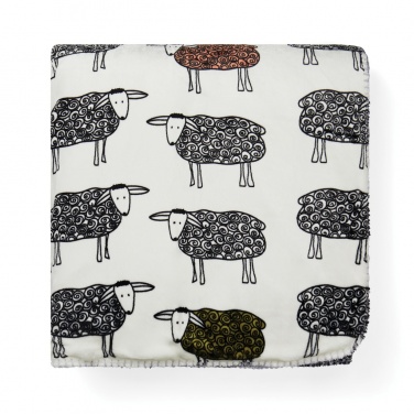 Logo trade promotional gifts picture of: VINGA Sheep GRS recycled PET pile blanket