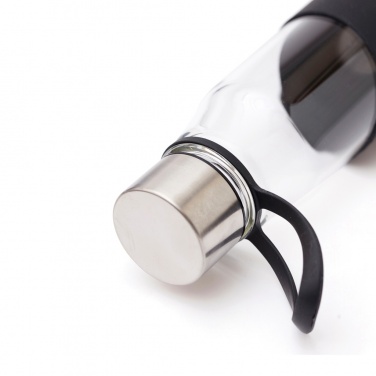 Logo trade promotional product photo of: VINGA Lean Glass Water Bottle