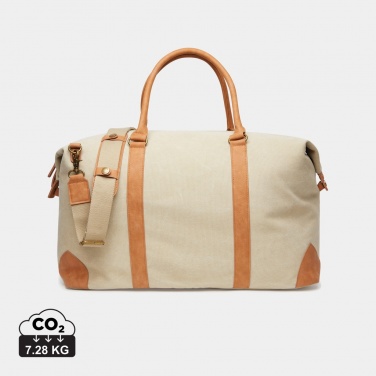 Logo trade promotional gift photo of: VINGA Bosler RCS recycled canvas weekend bag