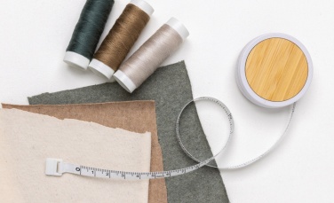 Logo trade promotional products image of: RCS recycled plastic & bamboo tailor tape