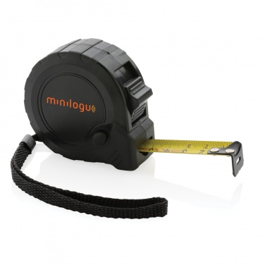 Logotrade promotional merchandise picture of: RCS recycled plastic 5M/19 mm tape with stop button
