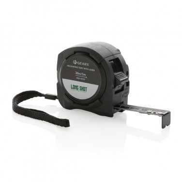 Logo trade promotional merchandise image of: Gear X measuring 5M tape with 30M laser