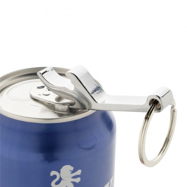 Logo trade advertising products picture of: RCS recycled zinc alloy bottle opener keychain