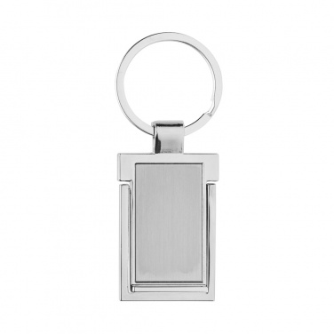 Logotrade business gifts photo of: RSC recycled zinc alloy phone stand keychain