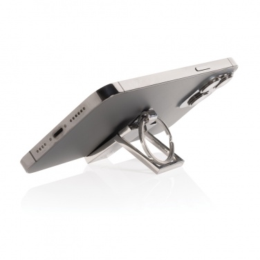 Logotrade promotional items photo of: RSC recycled zinc alloy phone stand keychain
