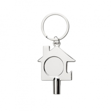 Logo trade advertising product photo of: RCS recycled zinc alloy 3 in 1 keychain